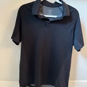 Fabletics Black Polo Shirt